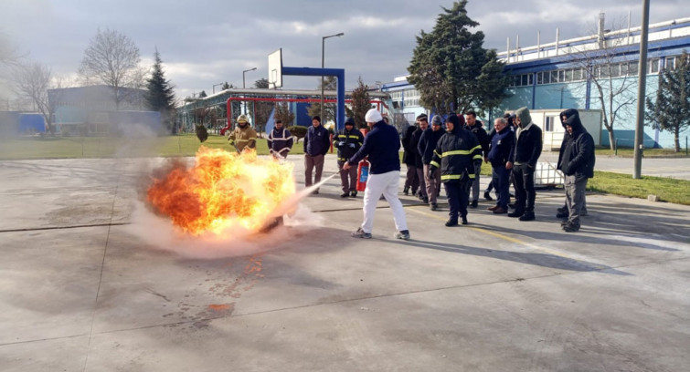 Büyükşehir İtfaiyesi'nden Tekirdağ'da eğitim