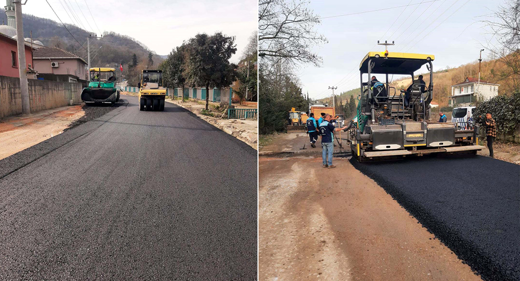 Gölcük Selimiye yolu asfaltlandı