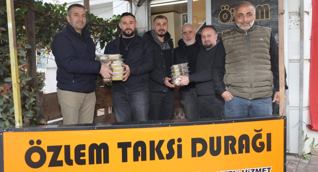 Büyükşehir'den taksici esnafına iftariyelik