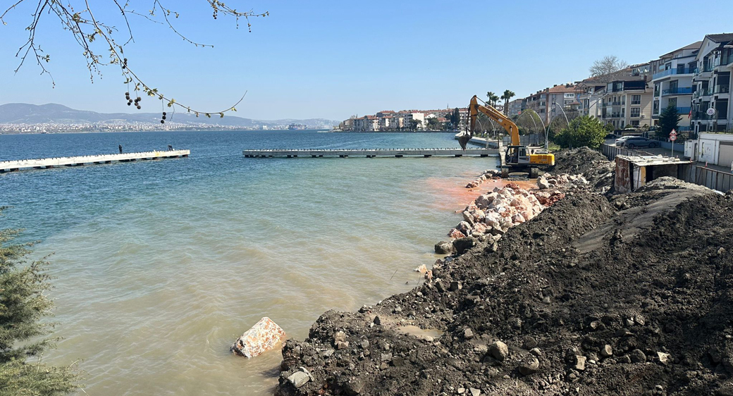 Değirmendere çekek yerinde çalışmalar başladı