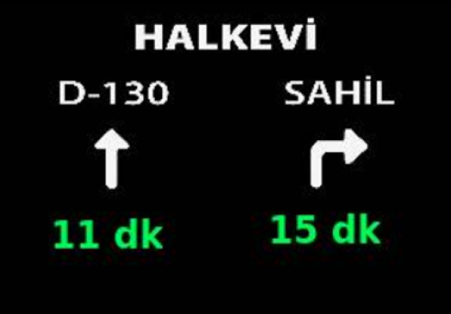 Trafik Bilgilendirme Ekranları Projeleri