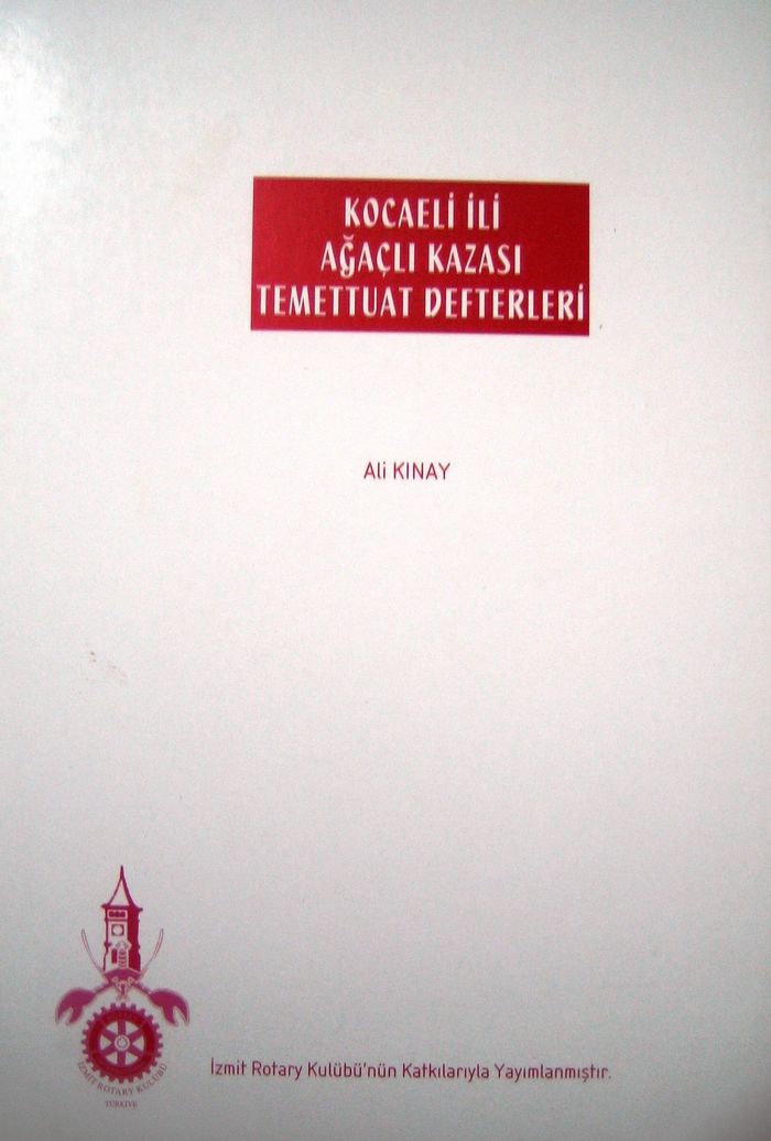 KOCAELİ İLİ AĞAÇLI KAZASI TEMETTUAT DEFTERLERİ